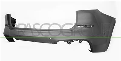 REAR BUMPER-PRIMED-WITH PARK HOLE ASSIST