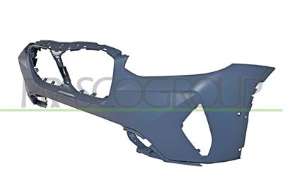 FRONT BUMPER-PRIMED-WITH TOW HOOK COVER-WITH PARK ASSIST HOLES+SUPPORTS