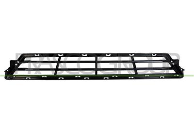 FRONT BUMPER GRILLE-CENTRE-BLACK-GLOSSY