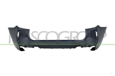 PARAURTI POSTERIORE-SUPERIORE-CON PRIMER-CON FORI PDC+SUPPORTI-CON TRACCE PARK ASSIST