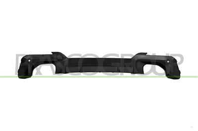 REAR BUMPER SPOILER-BLACK