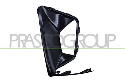 FRONT BUMPER AIR-GUIDE LEFT-LOWER-BLACK-GLOSSY