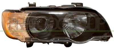HEADLAMP RIGHT XENON D2S+HB3 ELECTRIC-WITH MOTOR