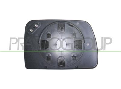 MIRROR GLASS BASE LEFT-HEATED-ASPHERICAL-CHROME