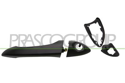 FRONT DOOR HANDLE LEFT-OUTER-PRIMED-WITH KEY HOLE