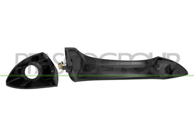 FRONT DOOR HANDLE LEFT-OUTER-PRIMED-WITH KEY HOLE