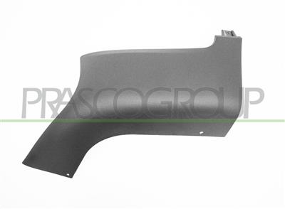 REAR BUMPER END CUP RIGHT-BLACK-TEXTURED FINISH