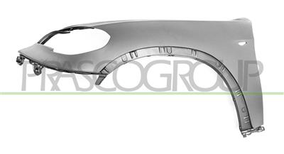 FRONT FENDER LEFT-PRIMED-WITH SIDE REPEATER HOLE-WITH HEADLAMP WASHER CUTTING MARKS-PLASTIC