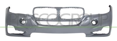 FRONT BUMPER-PRIMED-WITH CUTTING MARKS FOR PDC, PARK ASSIST, HEADLAMP WASHERS AND CAMERA