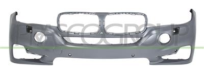 FRONT BUMPER-PRIMED-WITH PDC, HEADLAMP WASHER, CAMERA AND PARK ASSIST HOLES+SENSOR HOLDERS MOD. NIGHT VISION