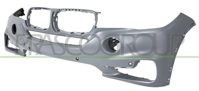 FRONT BUMPER-PRIMED-WITH PDC HOLES+SENSOR HOLDERS-WITH CUTTING MARKS FOR PARK ASSIST, HEADLAMP WASHERS AND CAMERA