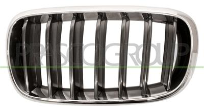 GRILLE CALANDRE GAUCHE-CHROMEE/NOIRE - MOD. BASIS