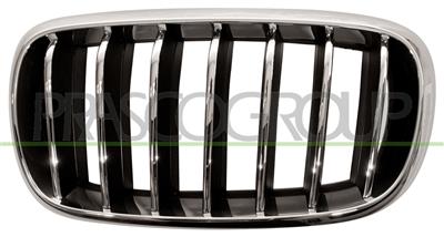 GRILLE CALANDRE GAUCHE CHROMEE-CHROMEE/NOIRE - MOD. PURE EXCELLENCE