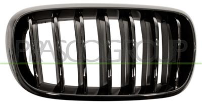 GRILLE CALANDRE DROITE NOIRE BRILLANT