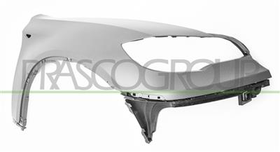 FRONT FENDER RIGHT-PRIMED-WITH SIDE REPEATER HOLE-WITH HEADLAMP WASHER CUTTING MARKS-PLASTIC