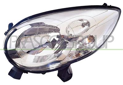 HEADLAMP LEFT H4 ELECTRIC-WITHOUT MOTOR (VALEO TYPE)