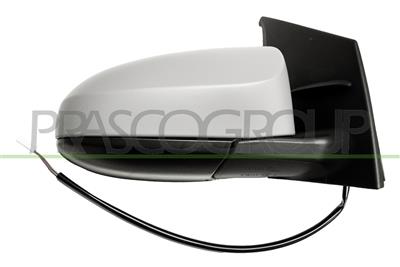 DOOR MIRROR RIGHT-ELECTRIC-HEATED-PRIMED-CONVEX-CHROME