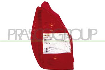 TAIL LAMP LEFT RED/CLEAR-WITHOUT BULB HOLDER MOD. 05 >