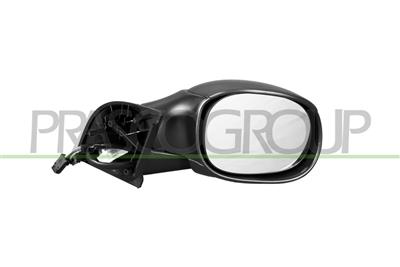 DOOR MIRROR RIGHT-ELECTRIC-BLACK-HEATED-WITH SENSOR-CONVEX-7 PINS