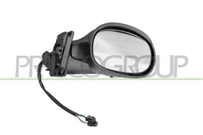 RETROVISORE DESTRO-ELETTRICO-NERO-CONVESSO-3 PINS