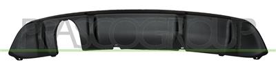 REAR BUMPER SPOILER-BLACK-TEXTURED FINISH-WITH PDC