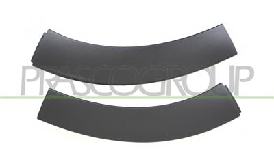SET OF  FRONT WHEEL-ARCH EXTENSION FRONT SIDE-BLACK-TEXTURED FINISH-WITH PARK ASSIST CUTTING MARKS-2 PCS. (RIGHT+LEFT)