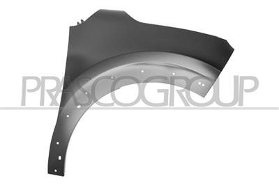 FRONT FENDER RIGHT-WITH WING EXTENSION HOLES