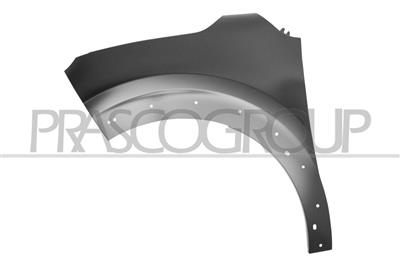 FRONT FENDER LEFT-WITH WING EXTENSION HOLES