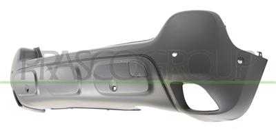 STOSSTANGE HINTEN-SCHWARZ-GENARBT-MIT PDC UND EINPARKHILFE+SENSORHALTER