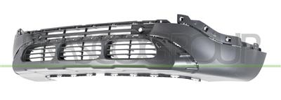 FRONT BUMPER SPOILER-BLACK-TEXTURED FINISH-WITH MOLDING HOLES-WITH PDC+SENSOR HOLDERS