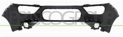 FRONT BUMPER-UPPER-PRIMED-WITH TOW HOOK COVER-WITH CUTTING MARKS FOR PDC