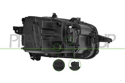 HEADLAMP LEFT-ELECTRIC-WITH MOTOR-LED