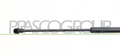 TAILGATE GAS SPRING RIGHT/LEFT - 425 N - L 545 mm - S 195 mm - Ø 18 mm - Ø 8 mm