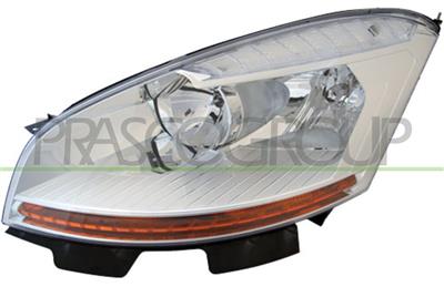 HEADLAMP LEFT H1+H7 ELECTRIC-WITH MOTOR