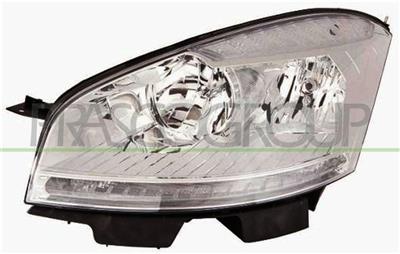 HEADLAMP LEFT H1+H7 ELECTRIC-WITH MOTOR-CLEAR LAMP