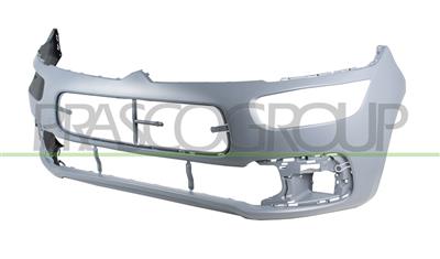FRONT BUMPER-PRIMED-WITH TOW HOOK COVER-WITH CUTTING MARKS FOR PARK ASSIST