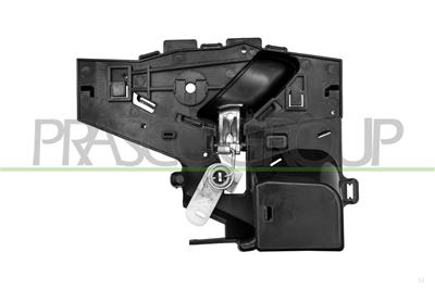 REAR DOOR HANDLE RIGHT-INNER-WITH CHROME LEVER-BLACK HOUSING