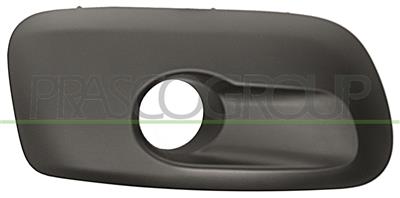 BUMPER GRILLE RIGHT-BLACK-TEXTURED FINISH-WITH FOG LAMP HOLE