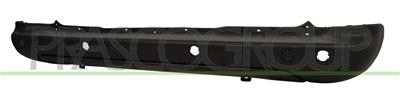 REAR BUMPER-BLACK-TEXTURED FINISH-WITH TOW HOOK COVER-WITH PDC