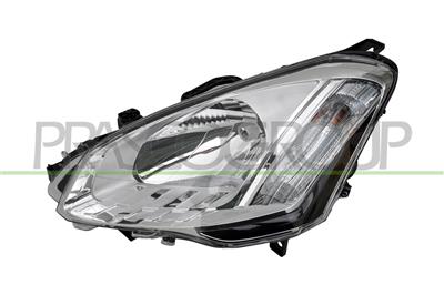 HEADLAMP LEFT H4-ELECTRIC-WITH MOTOR
