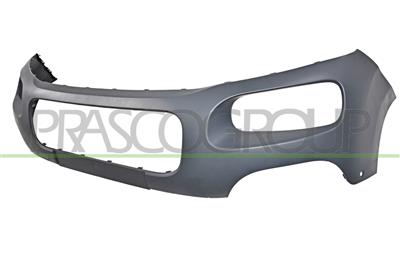 FRONT BUMPER-UPPER-PRIMED-WITH PARK ASSIST HOLES+SENSOR HOLDERS