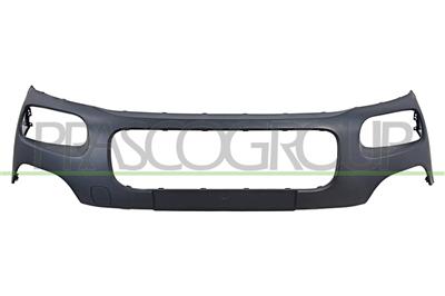 FRONT BUMPER-UPPER-PRIMED-WITH PARK ASSIST HOLES+SENSOR HOLDERS