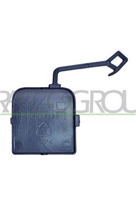 ABDECKUNG ZUGHAKEN HINTEN-SCHWARZ GENARBT MOD. JUMPY