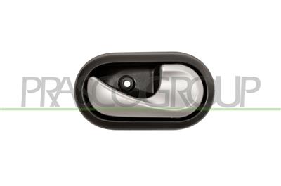 FRONT/REAR DOOR HANDLE RIGHT-INNER-WITH SILVER LEVER-BLACK HOUSING-CLIP