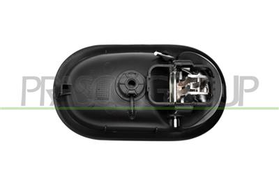 FRONT/REAR DOOR HANDLE LEFT-INNER-WITH SILVER LEVER-BLACK HOUSING-CABLE