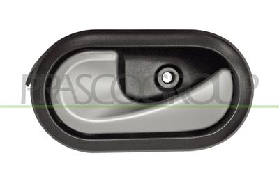 TUERGRIFF VORNE/HINTEN LINKS-INNEN-MIT VERCHROMTEM HEBEL-MIT SCHWARZEM GEHAUSE-CLIP