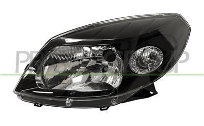 OPTICA IZQUIERDA H4-ELECTRICA-SIN MOTOR-NEGRA