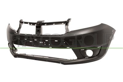 FRONT BUMPER-PRIMED-WITH FOG LAMP SEATS-WITH TOW HOOK COVER
