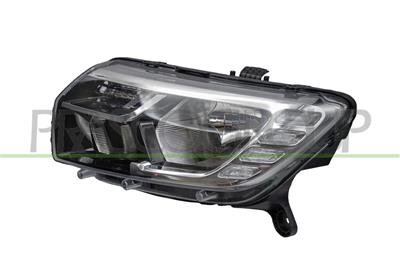 PROIETTORE SINISTRO H7+H7-ELETTRICO-CON MOTORE-CON LUCE DIURNA-CON REGOLATORE CAVI-LED