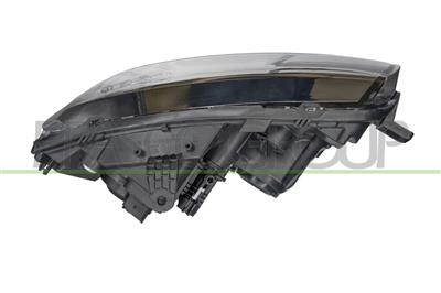 PROIETTORE SINISTRO H7+H7-ELETTRICO-CON MOTORE-CON LUCE DIURNA-CON REGOLATORE CAVI-LED